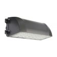 40w Full Cutoff LED Wall Pack CCT Tunable 4800-5000 Lumens DLC Premium Sale