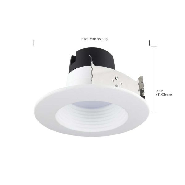 7w 4-in Deep Baffle CCT-Tunable Recessed LED Downlight Online now