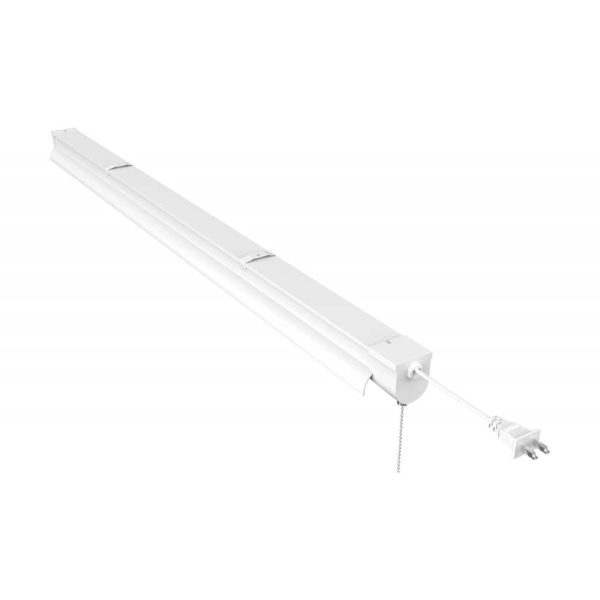 34w 3-ft LED Shop Light w  Pull Chain White Finish 4000K Hot on Sale