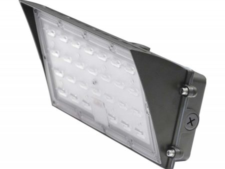 80w Semi Cutoff LED Wall Pack CCT Tunable 9600-10K Lumens DLC Premium For Sale