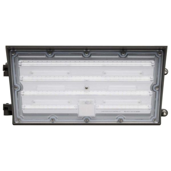 80w Semi Cutoff LED Wall Pack CCT Tunable 9600-10K Lumens DLC Premium For Sale