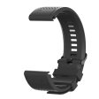 26mm Garmin Fenix 5X   5X Plus   Fenix 3   3 HR silicone watch band - Black on Sale