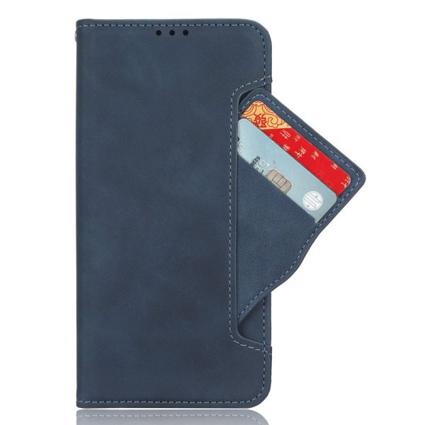 Modern-styled leather wallet case for Sony Xperia 5 V - Blue Online