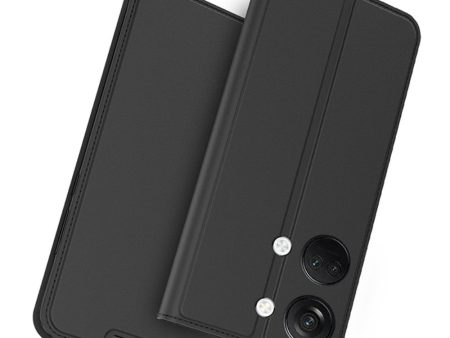 Smooth and thin premium PU leather case for OnePlus Nord 3 5G   Ace 2V - Black on Sale