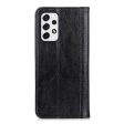 Genuine leather case with magnetic closure for Samsung Galaxy A53 5G - Black Supply