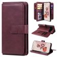 10-slot wallet case for Google Pixel 7 Pro - Wine Red Hot on Sale