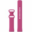 Fitbit Versa 3   Sense silicone watch band - Rose Red Size: S For Sale