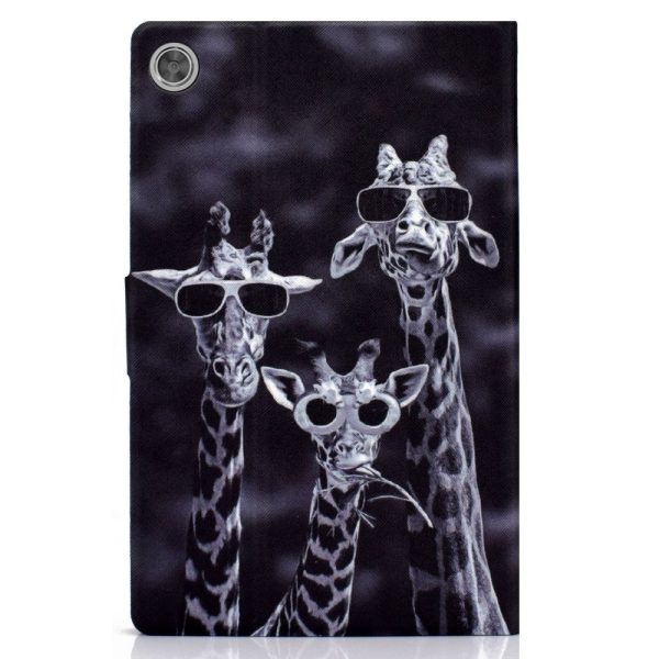 Lenovo Tab M10 (Gen 3) cool pattern leather case - Three Giraffes Discount