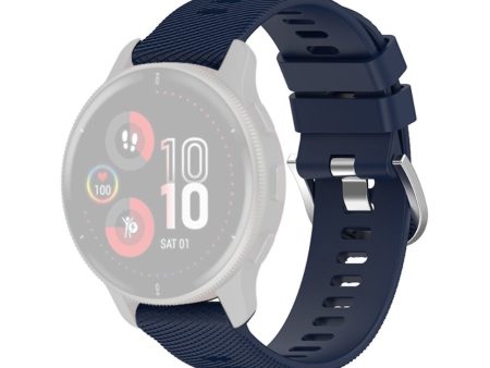 Garmin Forerunner 255S   255S Music   Venu 2S silicone watch strap - Midnight Blue Cheap