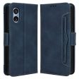 Modern-styled leather wallet case for Sony Xperia 5 V - Blue Online