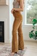 Cordelia Bootcut Corduroy Pants in Camel Supply