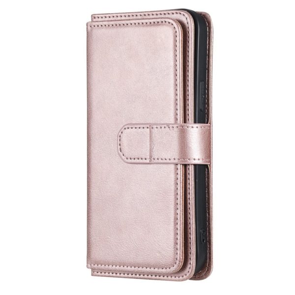 10-slot wallet case for iPhone 13 Pro Max - Rose Gold Hot on Sale