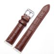 Fitbit Sense 2   Versa 4  genuine leather watch strap - Brown on Sale