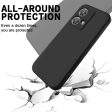 Matte liquid silicone cover for Motorola Edge 40 Neo - Black Online now