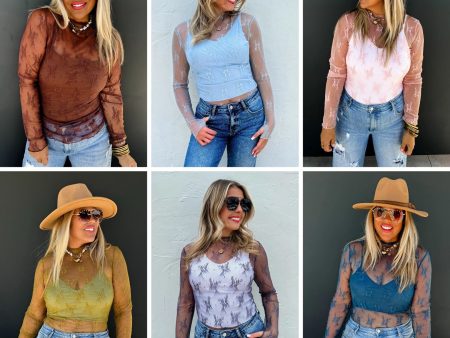 PREORDER: Roxy Lace Top in Six Colors For Sale