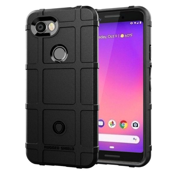 Rugged Shield Google Pixel 3a case - Black For Cheap