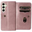 10-slot Samsung Galaxy S24 FE wallet case - Rose Gold Online Sale