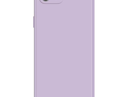 Beveled anti-drop rubberized cover for iPhone SE (2022)   SE 2020   8   7 - Purple For Sale