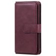 10-slot wallet case for Google Pixel 7 Pro - Wine Red Hot on Sale