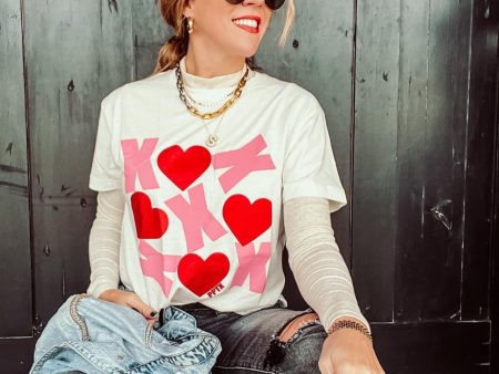 XOXO Glitter Tee Discount