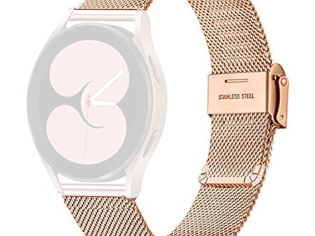 Samsung Galaxy Watch 5   5 Pro   Watch 4 milanese watch strap - Rose Gold Online Sale