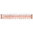 Fitbit Sense 2   Versa 4 elegant faux crystal pearls décor watch strap - Pink Hot on Sale