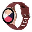 20mm Universal donut hollow strap - Wine Red Online