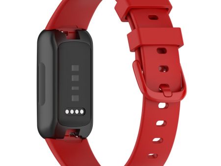 Fitbit Inspire 3 Silicone Watch Bands Soft Replacement Strap, Size: S - Red Fashion