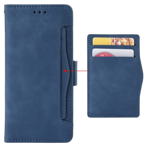 Modern-styled leather wallet case for Sony Xperia 5 V - Blue Online