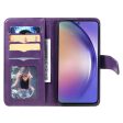 10-slot Samsung Galaxy A55 wallet case - Purple Online Sale