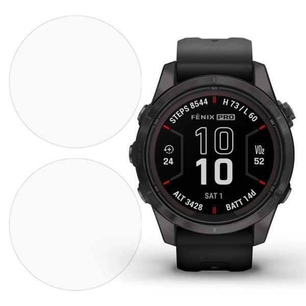 2-pack Garmin Fenix 7 Pro Screen Protector Scratch Resistant Watch Flexible Screen Film Hot on Sale