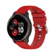 Garmin Forerunner 255   255 Music   Venu 2 silicone watch strap - Red Fashion