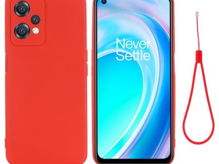 Matte liquid silicone cover for OnePlus Nord CE 2 Lite 5G - Red on Sale