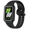 Samsung Galaxy Fit3 (SM-R390) Watch Strap Integrate Silicone Watch band with Case - Black Sale