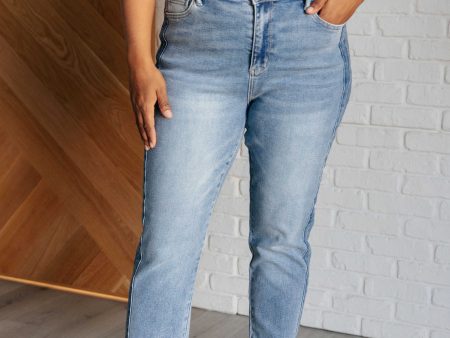 Susan High Rise Side Panel Detail Slim Jeans Online Sale