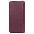 10-slot wallet case for Google Pixel 7 Pro - Wine Red Hot on Sale