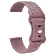 Coros Pace 3   Apex 46mm   Apex Pro Silicone Band 22mm Leopard Texture Watch Strap - Smoke Purple Discount