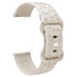 Coros Pace 3   Apex 46mm   Apex Pro Silicone Band 22mm Leopard Texture Watch Strap - Starlight For Discount