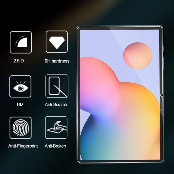 0.3mm Tempered Glass Screen Protector for Samsung Galaxy Tab S9 S7 S8 with Arc Edge For Sale