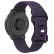 Coros Pace 3   Apex 46mm   Apex Pro Silicone Band 22mm Leopard Texture Watch Strap - Dark Purple Hot on Sale