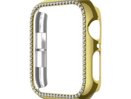 Apple Watch Series 6   5   4   SE (2022)   SE (2023)   SE 40mm Hollow Impact-Resistant Watch Case Rhinestone Frame - Gold Online Sale