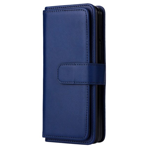 10-slot wallet case for Samsung Galaxy Z Fold3 5G - Dark Blue Sale