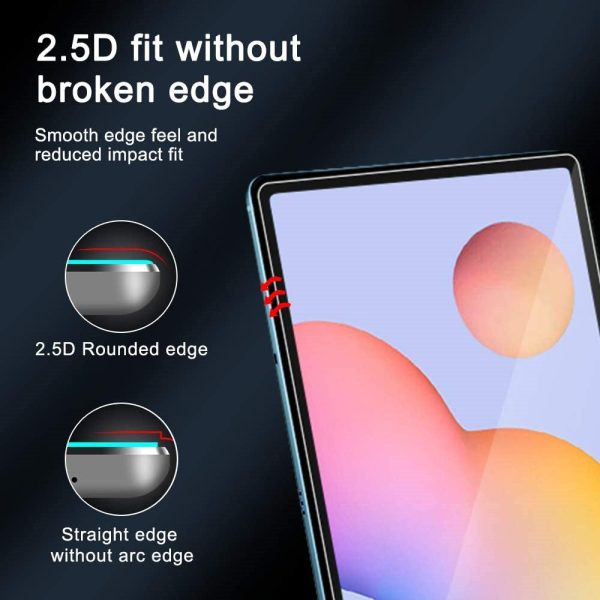 0.3mm Tempered Glass Screen Protector for Samsung Galaxy Tab S9 S7 S8 with Arc Edge For Sale