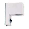 Atlas Sensor Outdoor Wall Light Black, White Hot on Sale