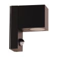 Atlas Sensor Outdoor Wall Light Black, White Hot on Sale