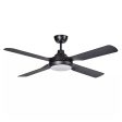 56  Discovery II AC Ceiling Fan Black, White with Light MDF1443M, MDF1443W Martec Lighting Supply