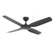 52  Viper DC Ceiling Fan Matt Black, Matt White MVDC134 Martec Lighting Online Sale