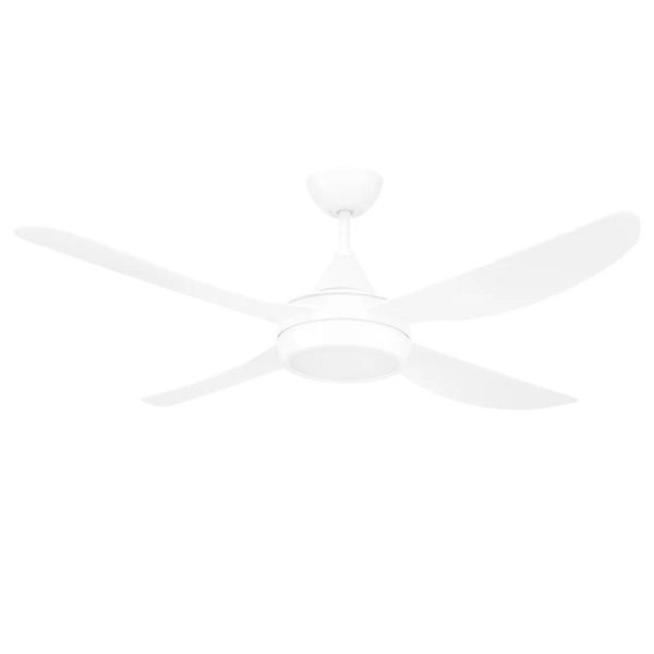 48  Vector II AC Ceiling Fan White, Black  with Light 22291 Brilliant Lighting Hot on Sale