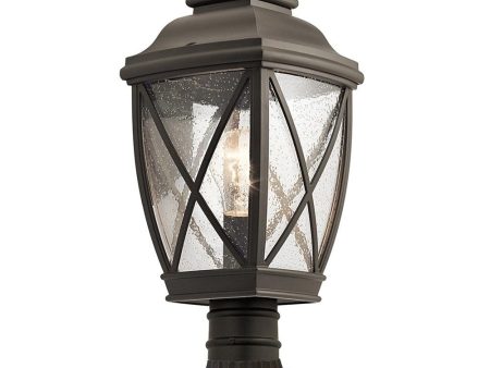 7.5  Tangier Pedestal Lantern Medium in Olde Bronze Online Sale