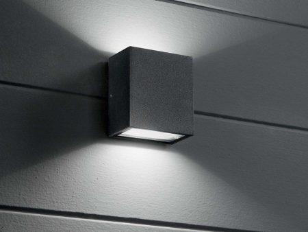 Argo Outdoor Up Down LED Wall Light 10w Anthracite, White For Cheap